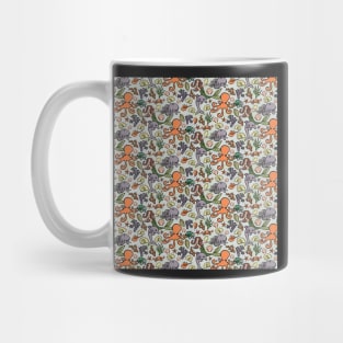 Dance of the Octopi - Original illustration and pattern design Mug